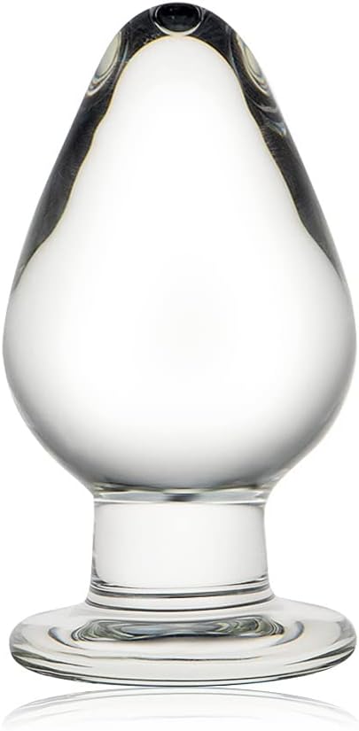 Roluck plug anale in vetro, 10,5 x 6 cm
