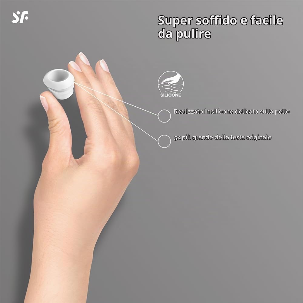 Satisfyer Pro Penguin – Climax Caps, 5 testine – foto 2