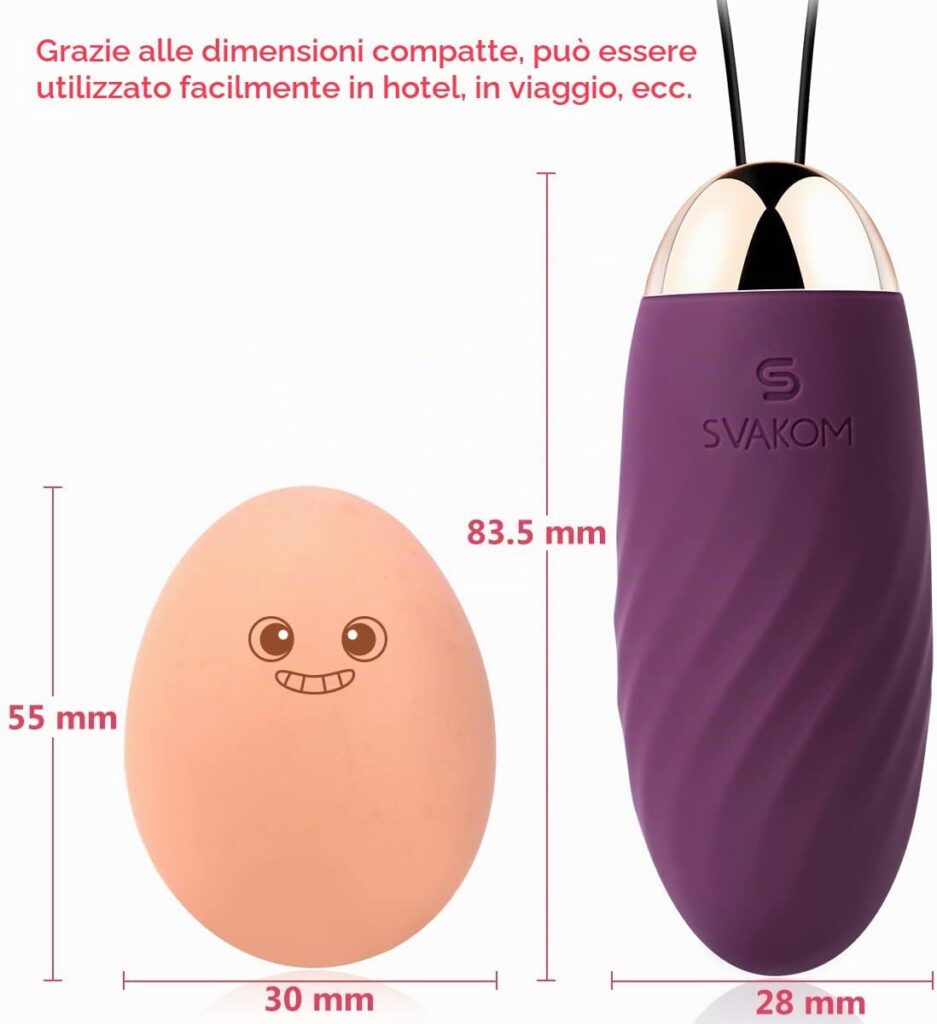 SVAKOM Elmer – ovetto vibrante con telecomando – foto 5