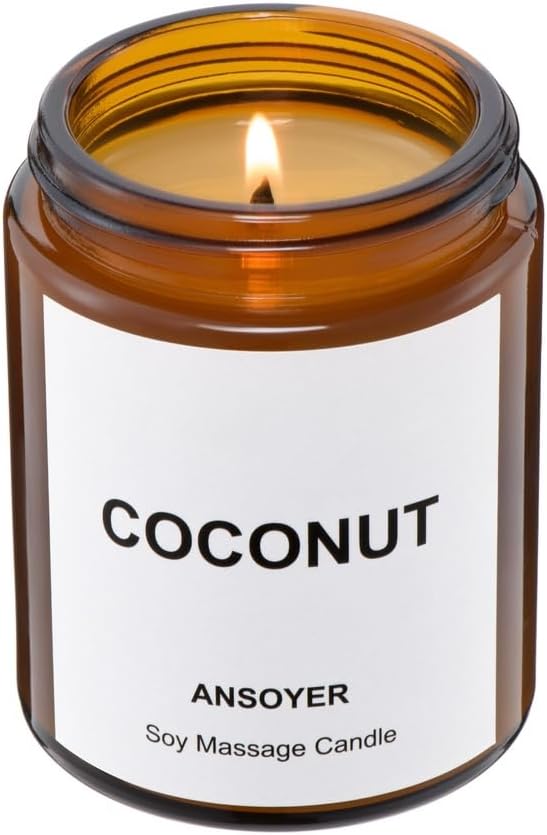Ansoyer – candela da massaggio al cocco