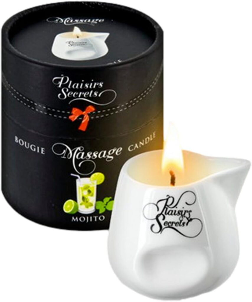 Plaisirs Secrets candela da massaggio al cocco, 80 ml – foto 5