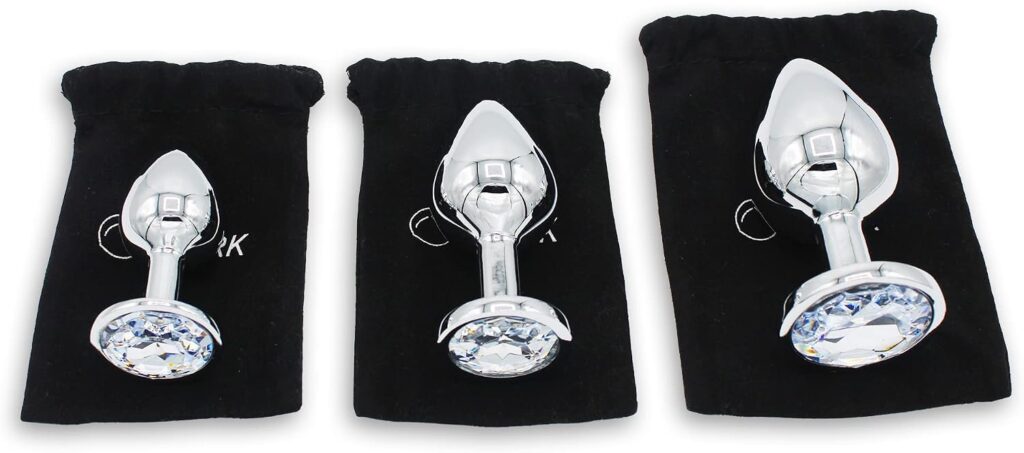 Skurk set 3 plug anali in acciaio inox – foto 3