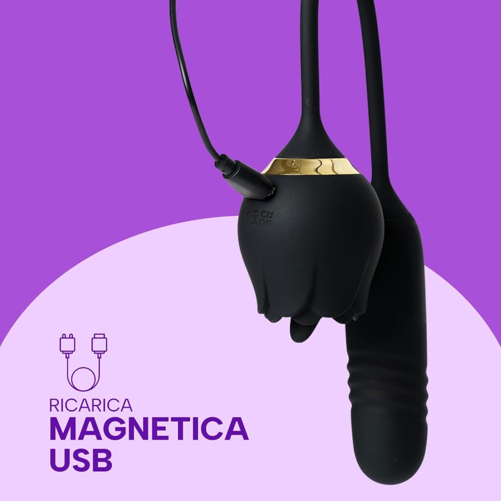 MySecretCase – vibratore rosa con lingua e spinta – foto 3