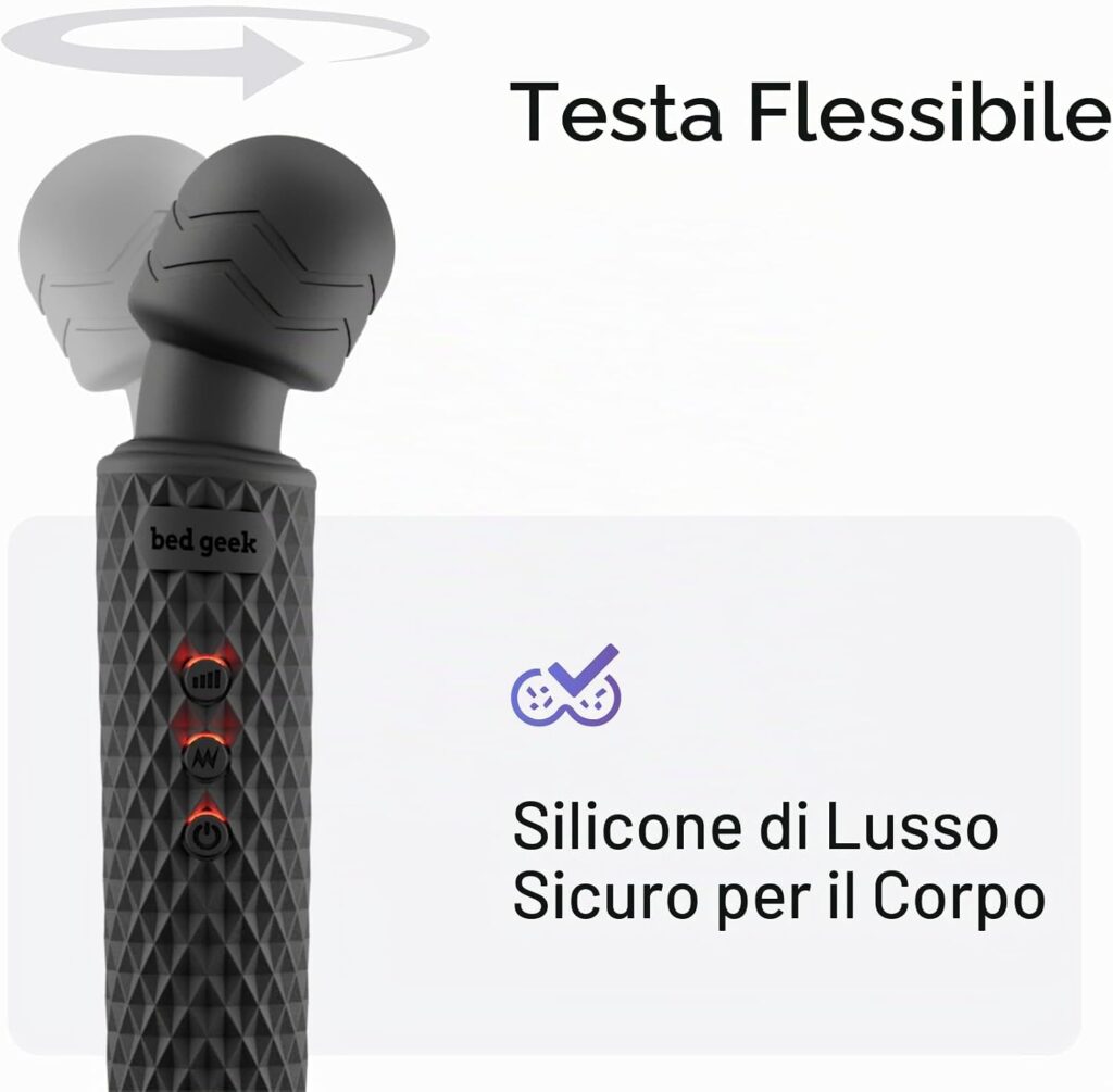 bed geek – wand massaggiatore senza fili – foto 5