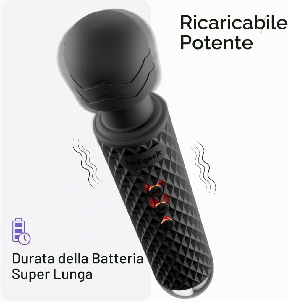 bed geek – wand massaggiatore senza fili – foto 4