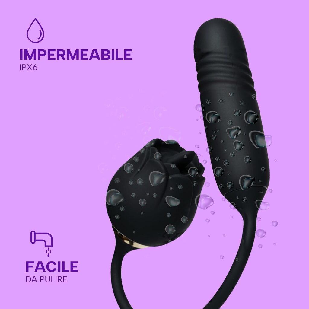 MySecretCase – vibratore rosa con lingua e spinta – foto 4