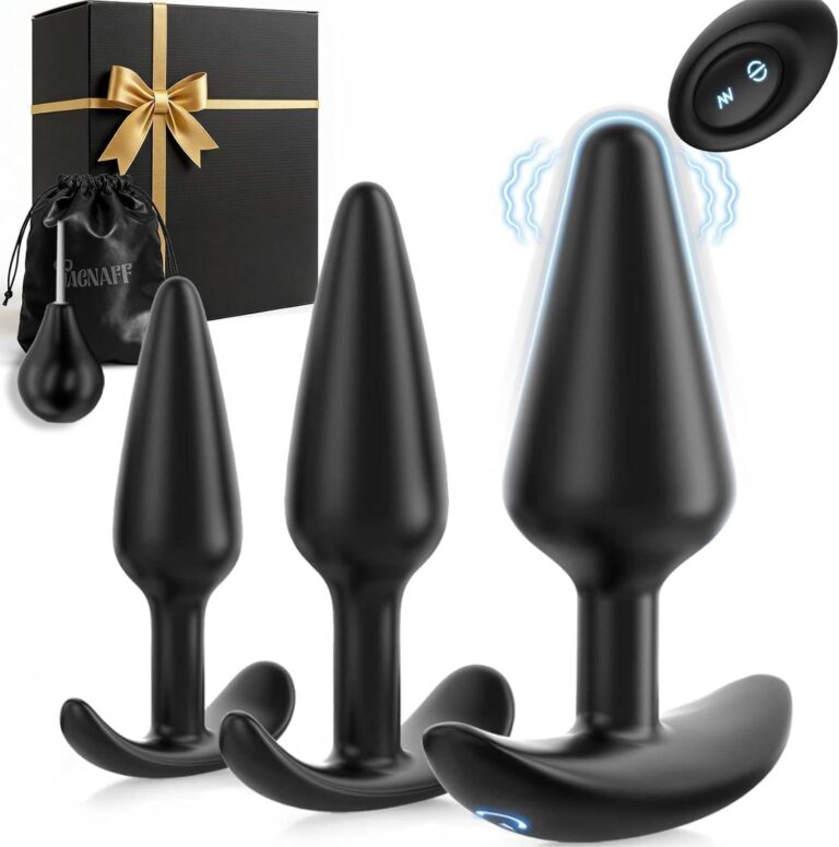 Tagnaff set 3+1 – plug anali e vibratore con telecomando
