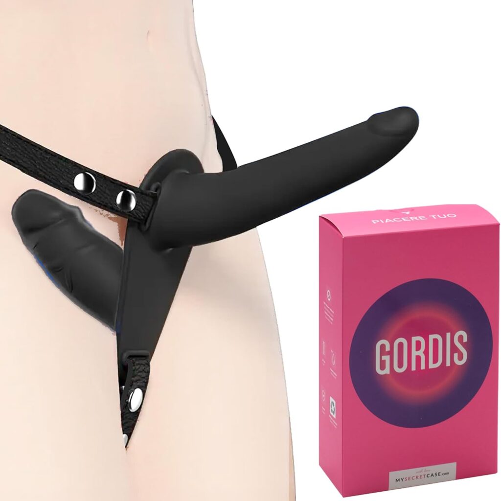 MySecretCase strap-on con doppio dildo
