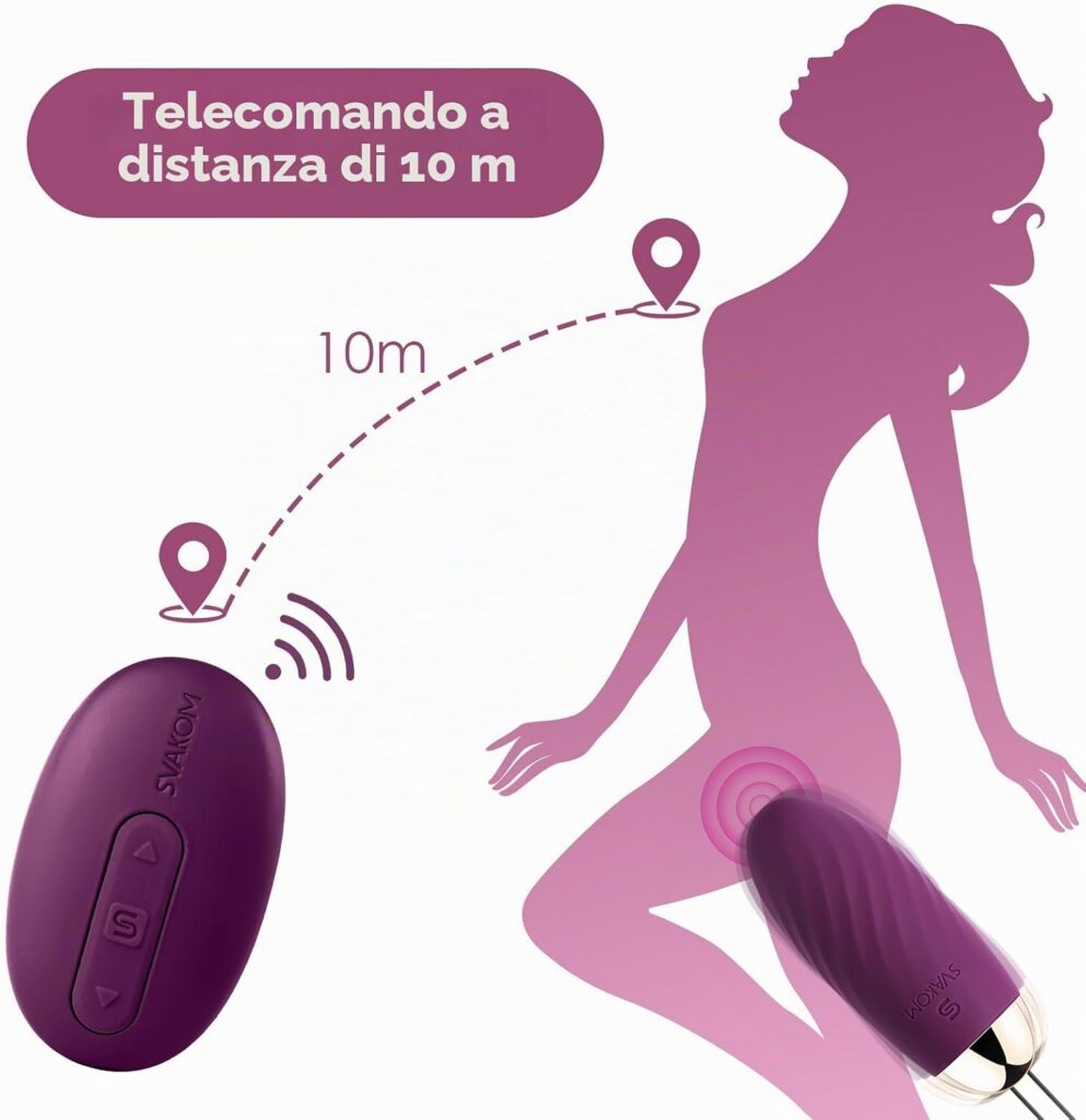 SVAKOM Elmer – ovetto vibrante con telecomando – foto 4