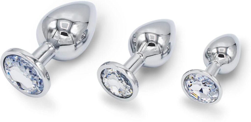 Skurk set 3 plug anali in acciaio inox – foto 2
