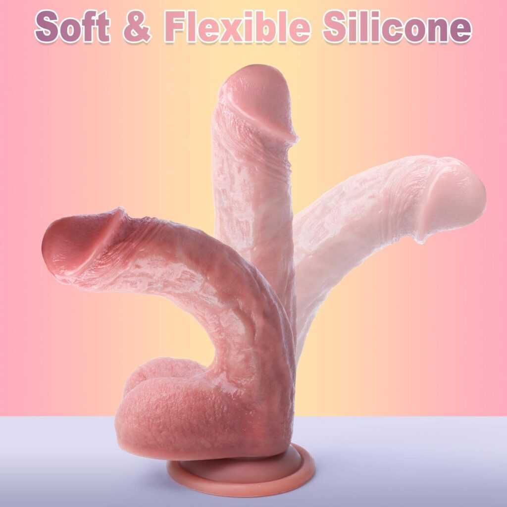 Dildo realistico in silicone con ventosa – foto 4