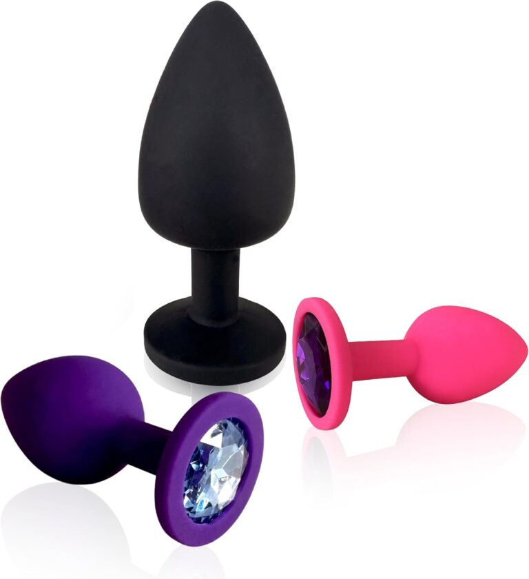 Set 3 plug anali in silicone S-M-L