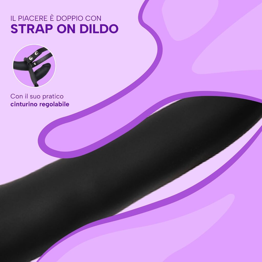 MySecretCase strap-on con doppio dildo – foto 2