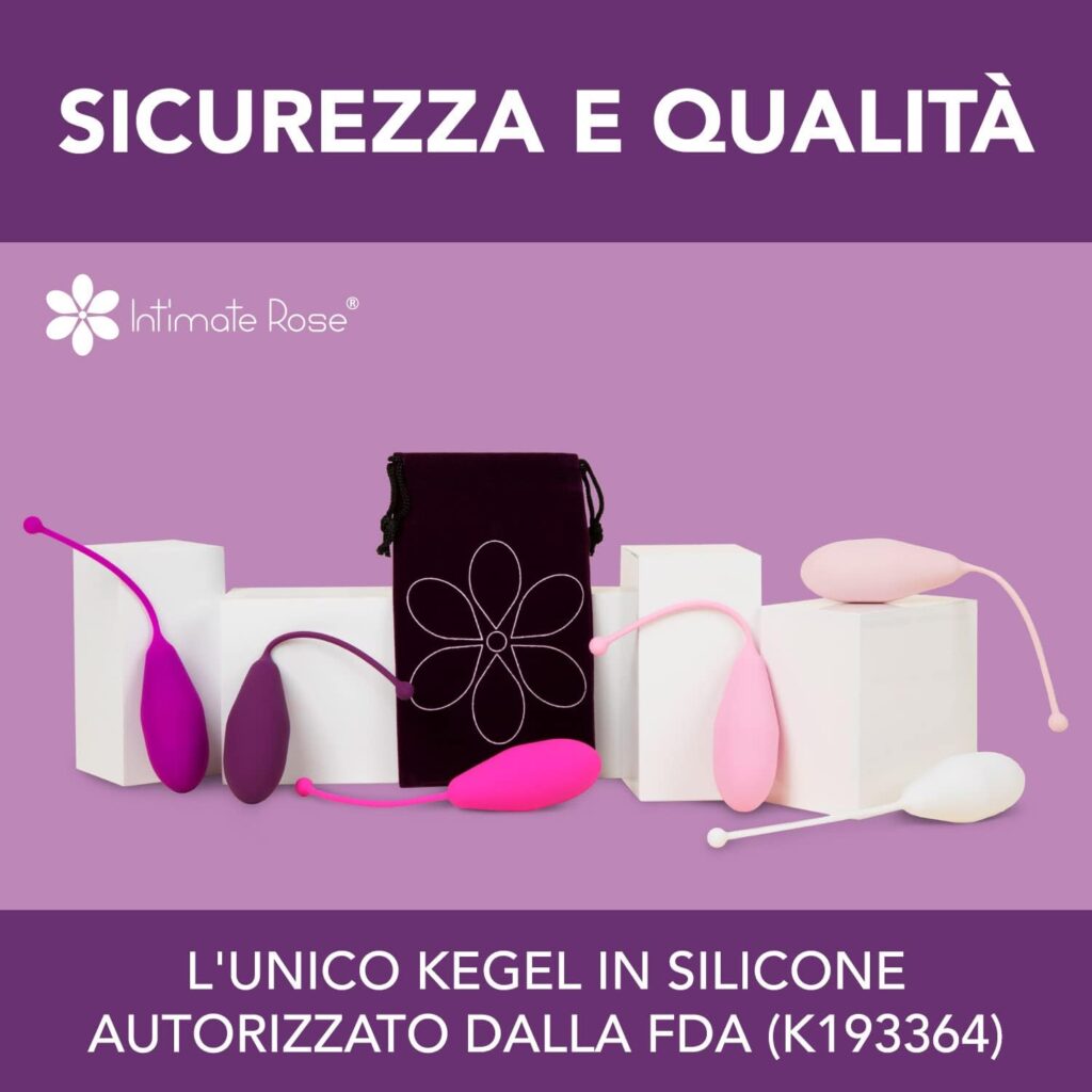 Coni vaginali Kegel – set da 6 pesi – foto 3