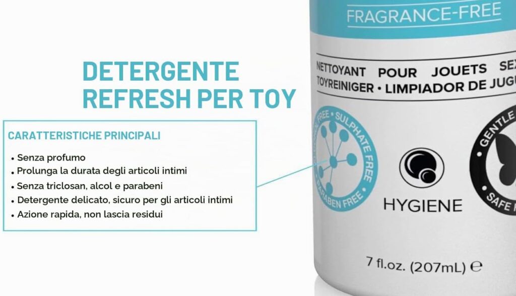 System JO Refresh – detergente in schiuma per toy 207 ml – foto 3
