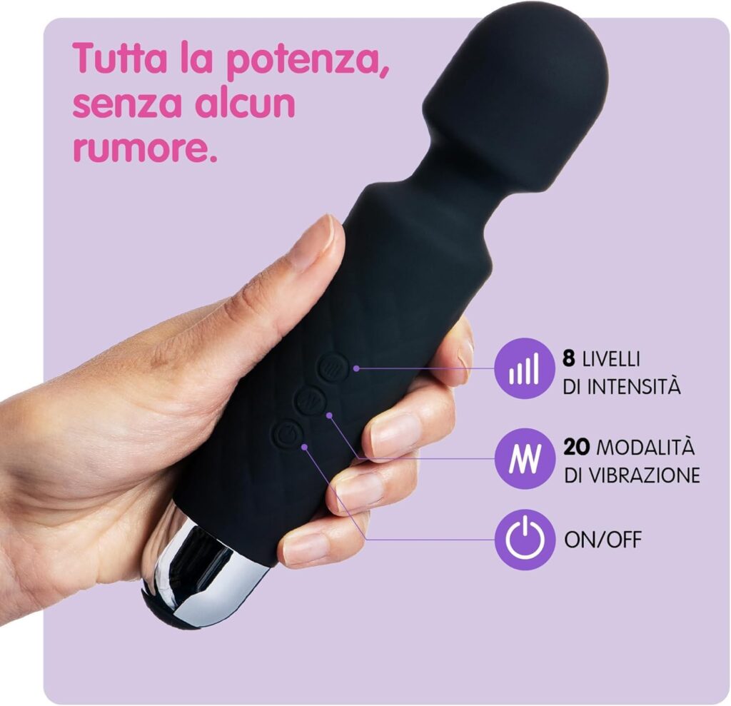 Oliver James – vibratore massaggiatore a testina flessibile – foto 2
