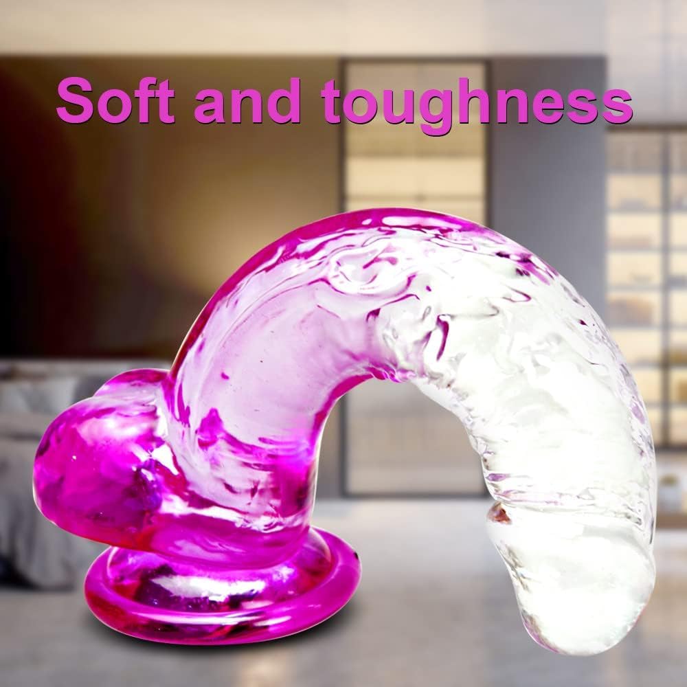 Umania – dildo trasparente con ventosa da 21 cm – foto 3