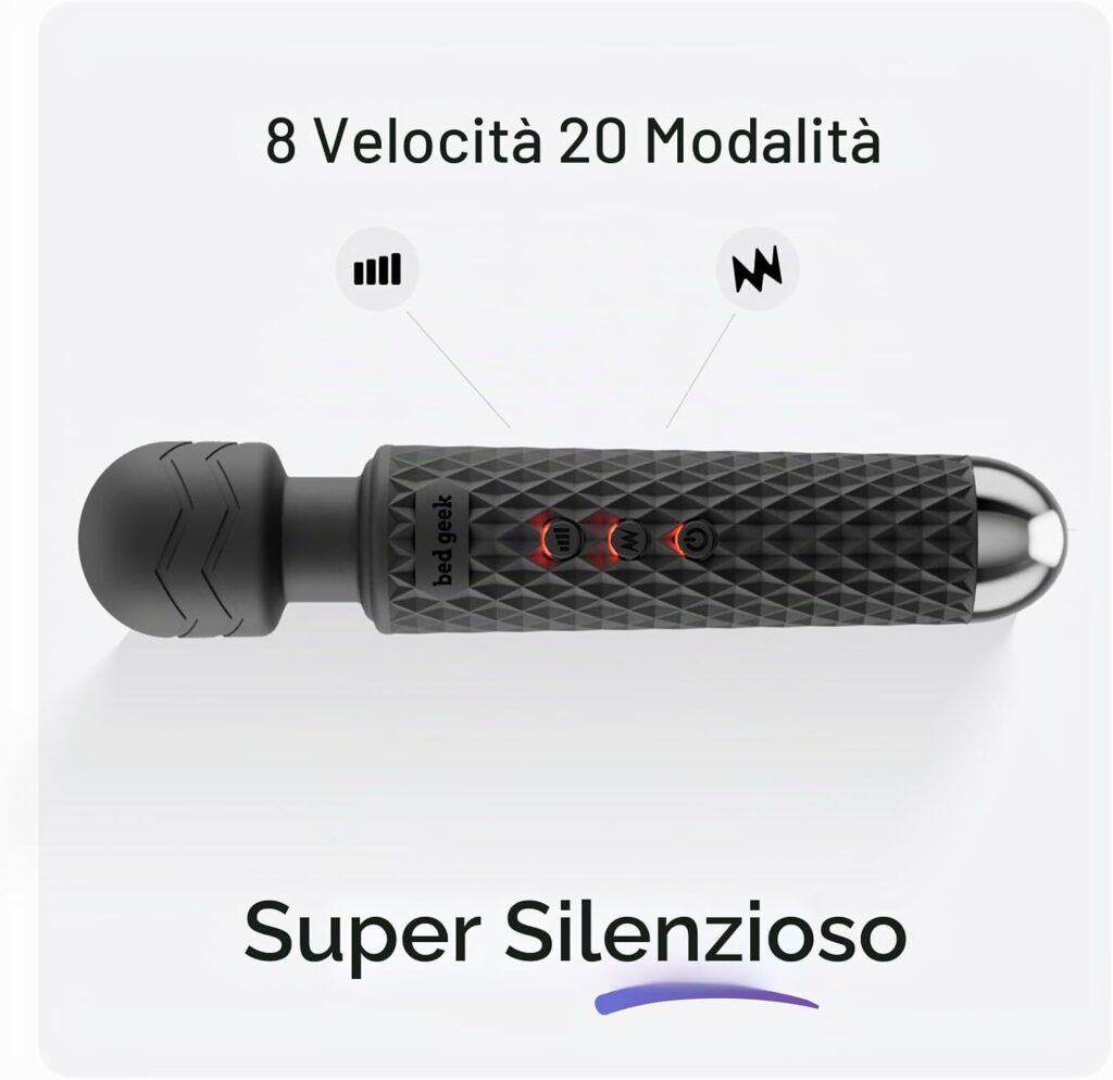 bed geek – wand massaggiatore senza fili – foto 3