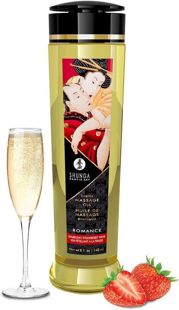 Shunga – olio da massaggio Strawberry Wine 240 ml