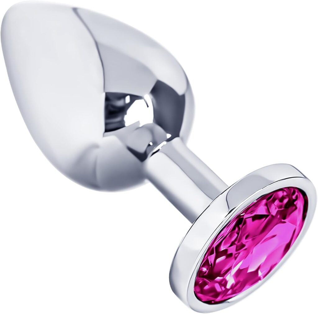 Cacuola plug anale piccolo in acciaio con gioiello