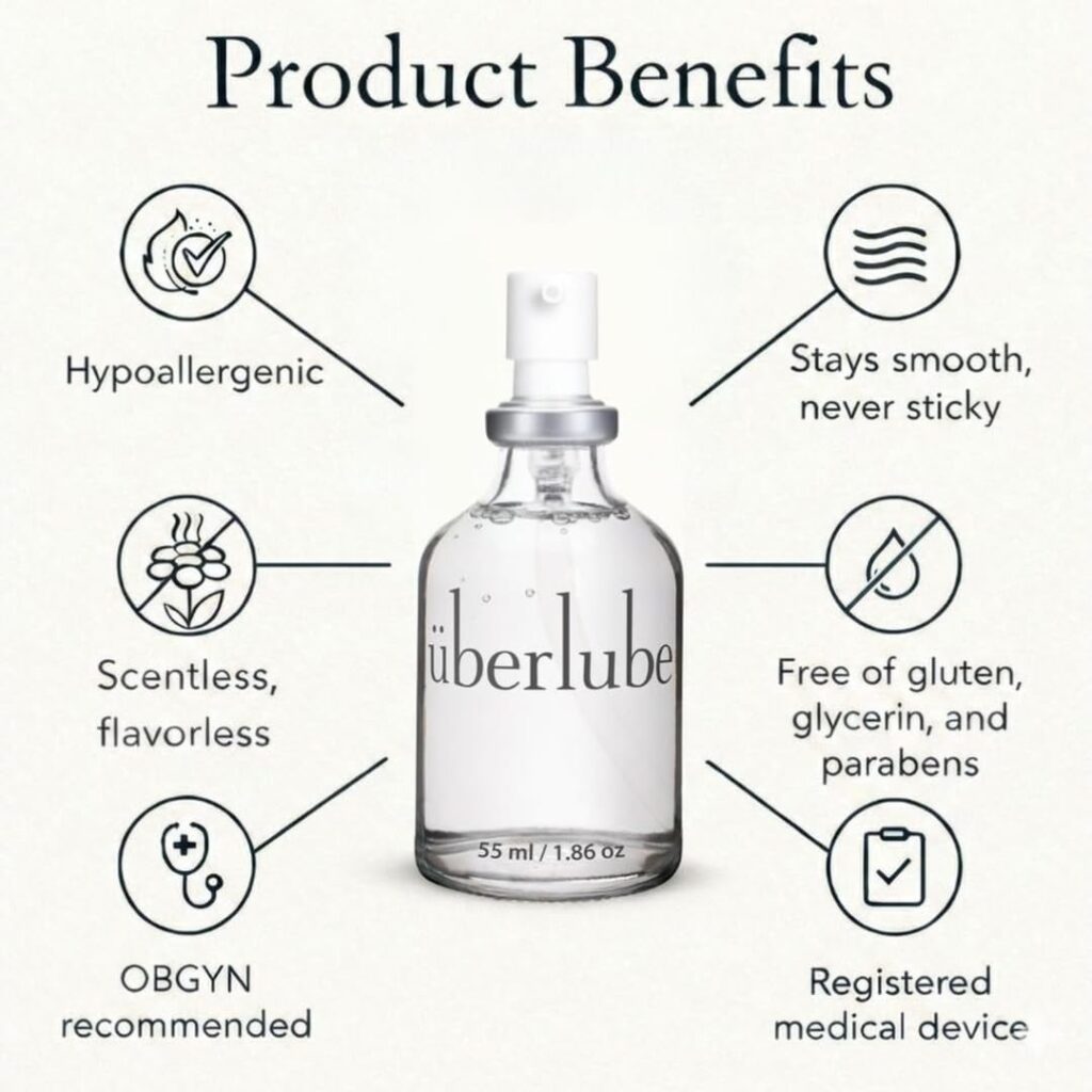 Überlube Luxury – lubrificante al silicone 55 ml – foto 2