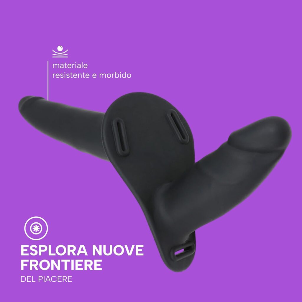 MySecretCase strap-on con doppio dildo – foto 3