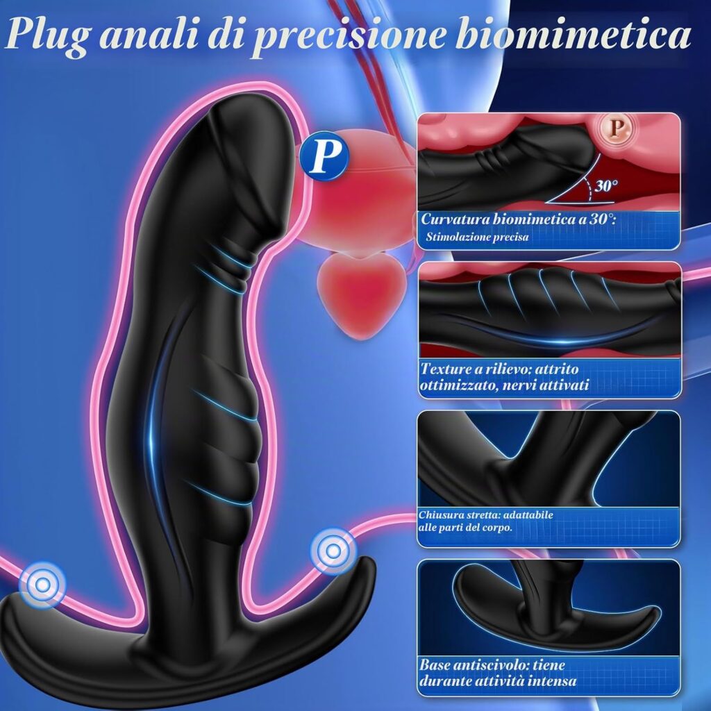Tagnaff set 3 plug anali in silicone con doccetta – foto 2