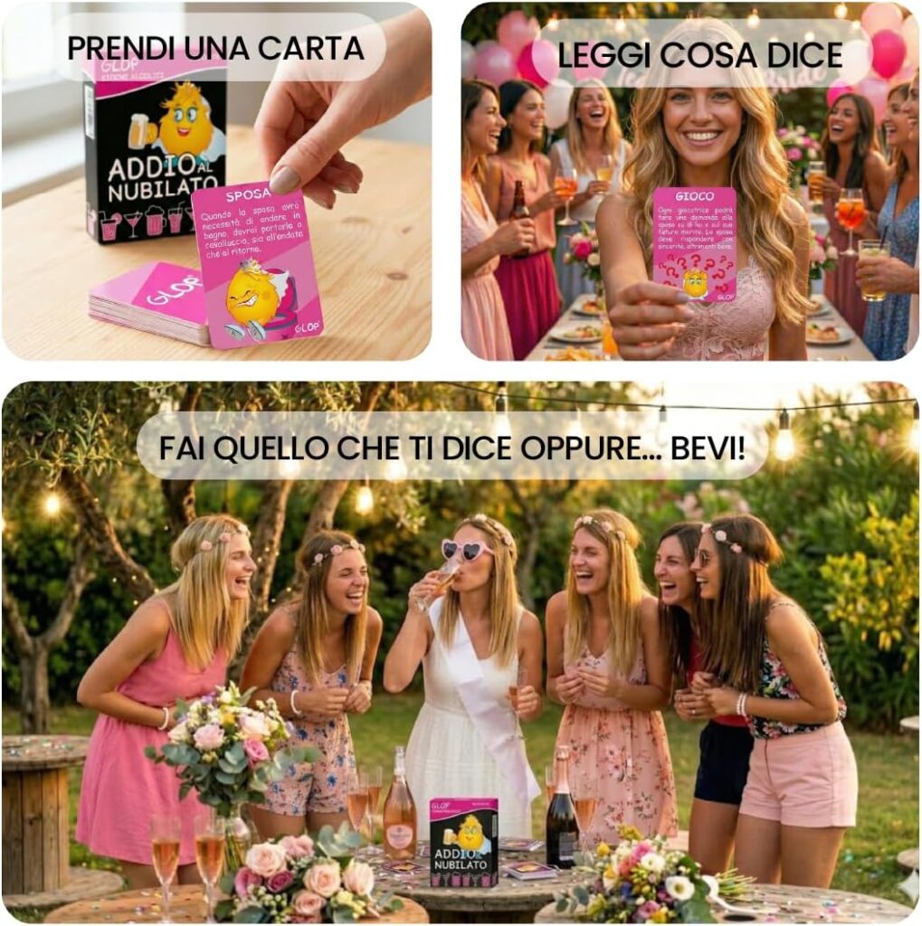 GLOP Addio al Nubilato – gioco di carte per la sposa – foto 4