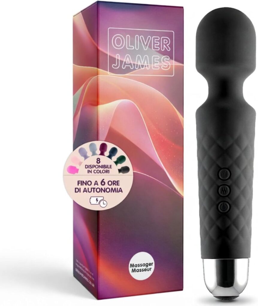Oliver James – vibratore massaggiatore a testina flessibile