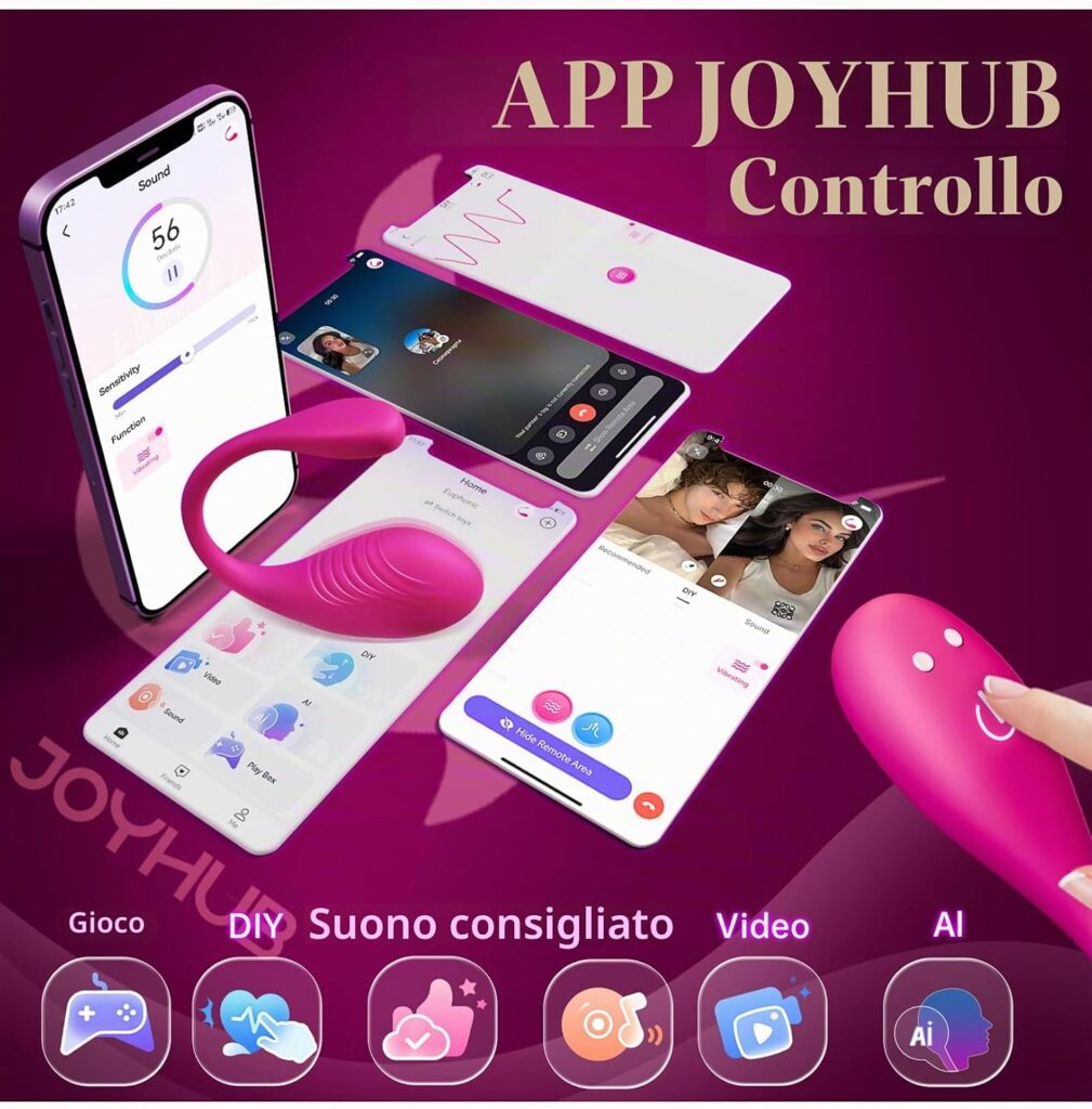 Pangpangmi – vibratore flessibile con app – foto 3