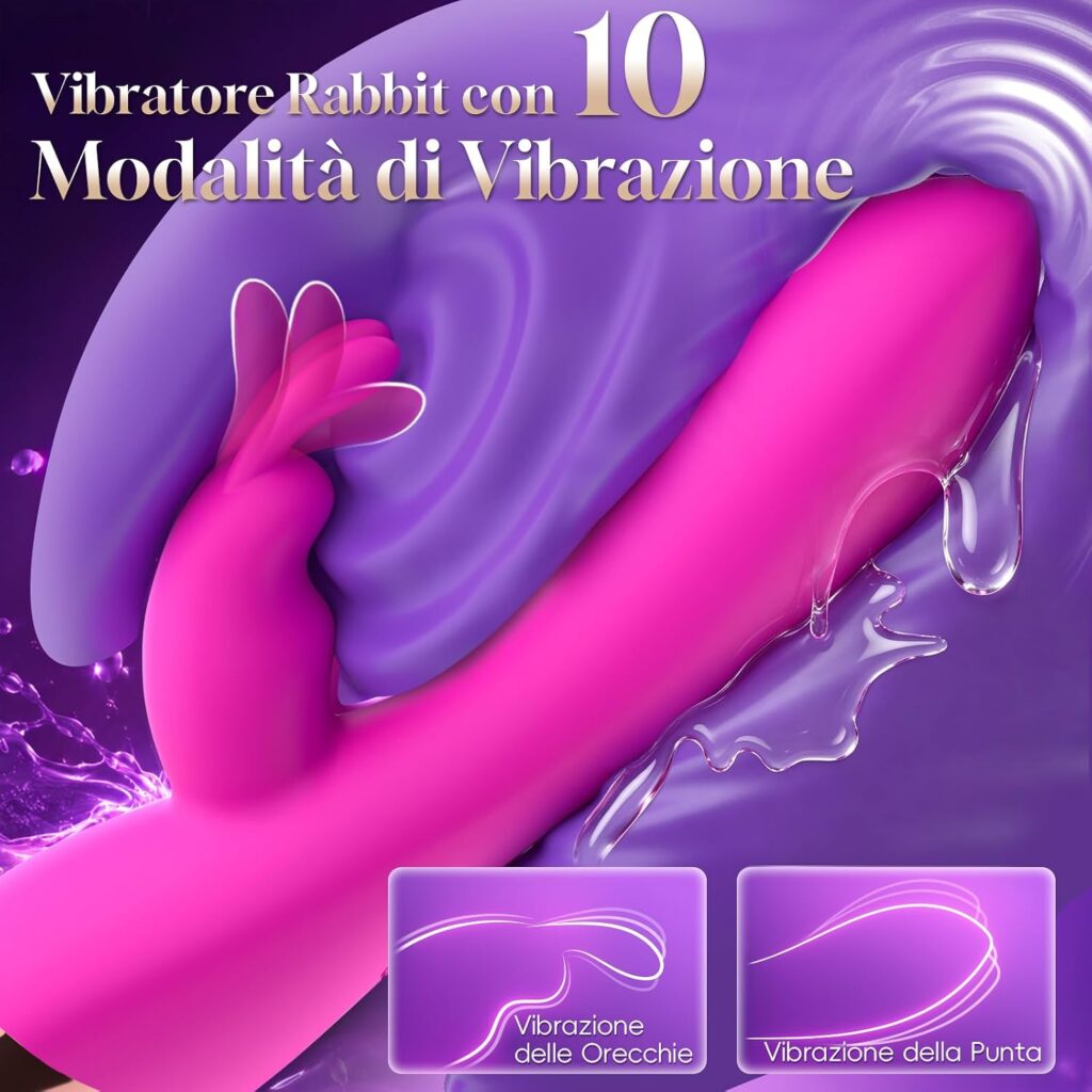 HIVEFUN – vibratore rabbit a doppio motore – foto 3