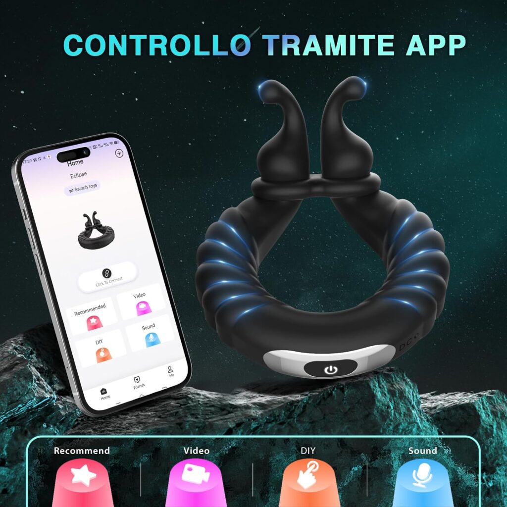 Anello vibrante per coppia con stimolatore clitorideo – foto 4