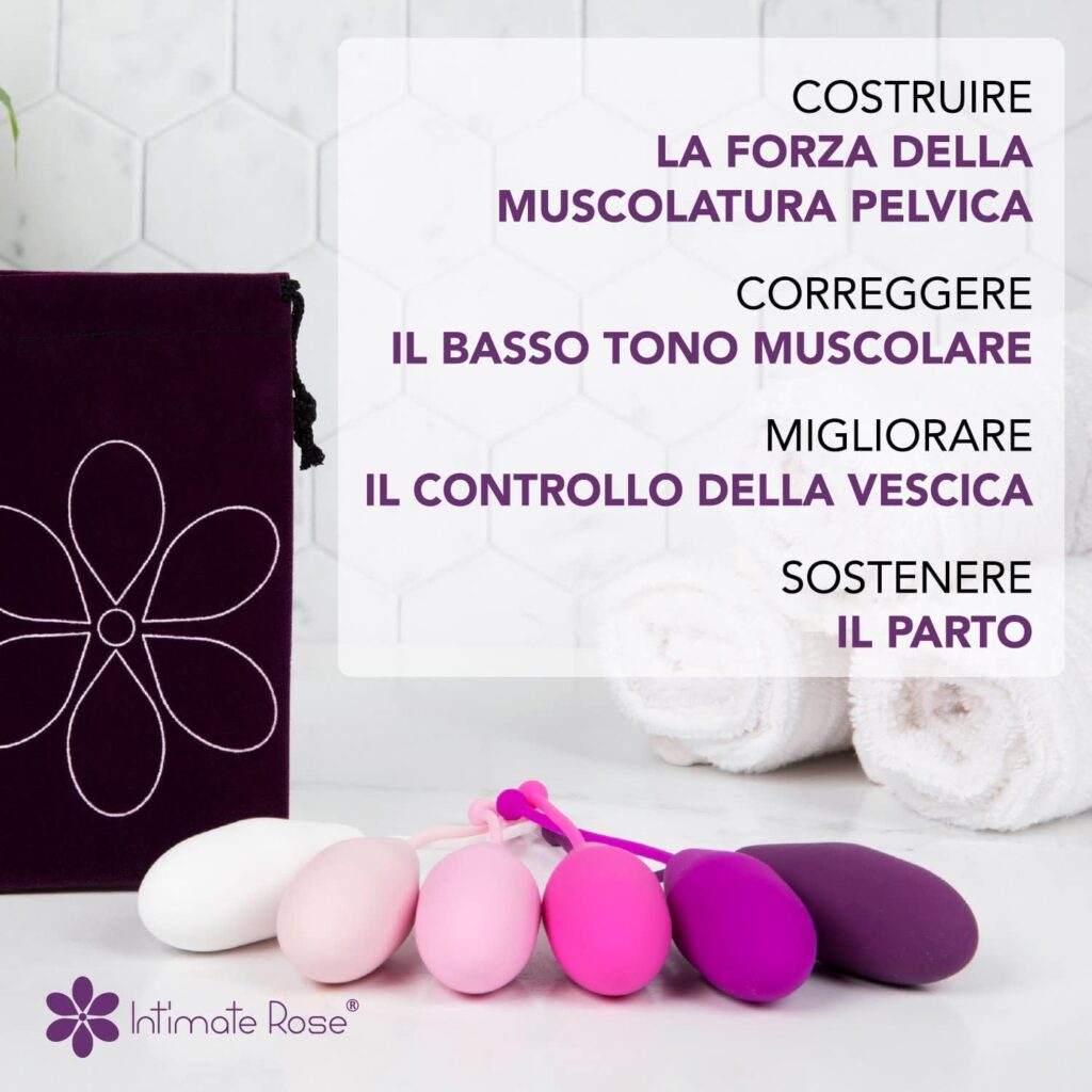 Coni vaginali Kegel – set da 6 pesi – foto 2