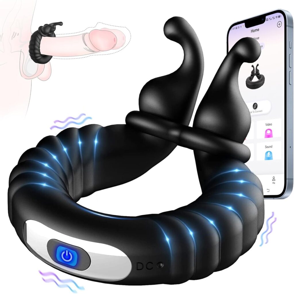 Anello vibrante per coppia con stimolatore clitorideo