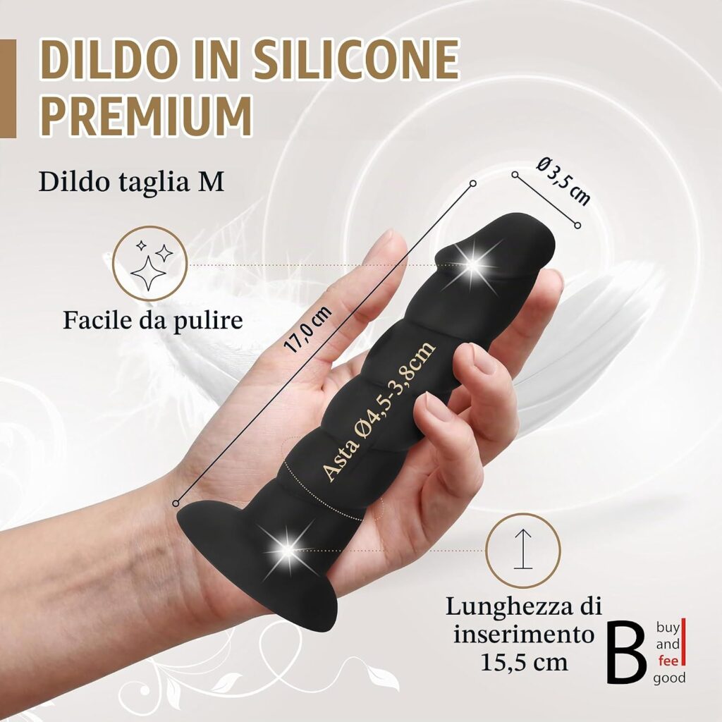BuyAndFeelGood strap-on con dildo in silicone – foto 4