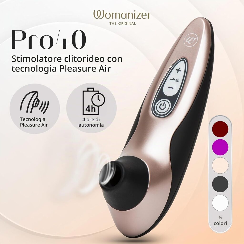Womanizer Pro40 – succhia-clitoride ad aria – foto 2