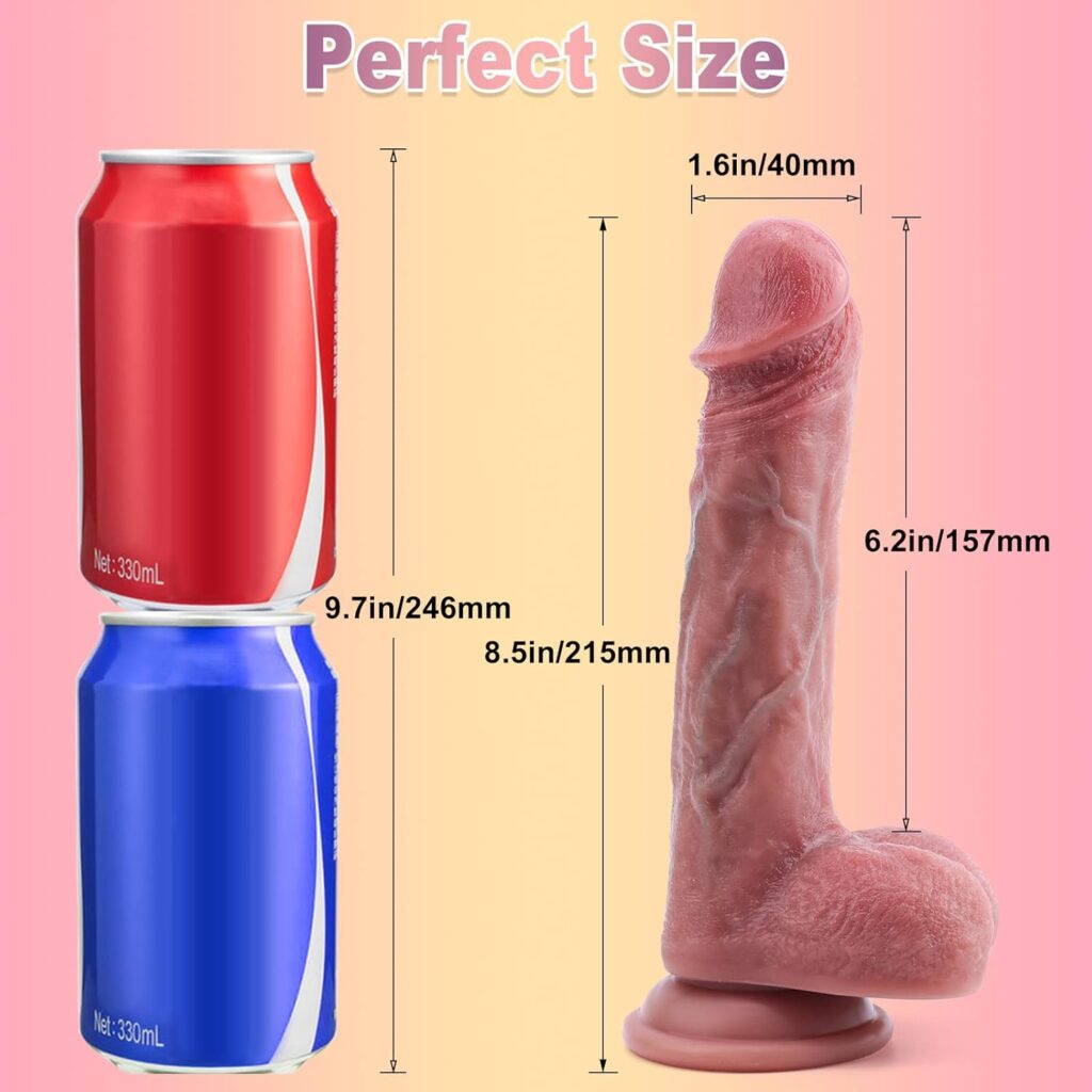 Dildo realistico in silicone con ventosa – foto 5