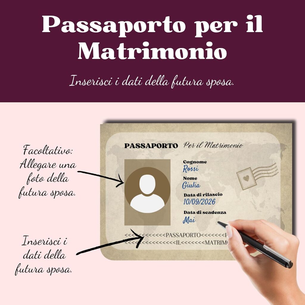 Equik Passaporto per il matrimonio – gioco per il nubilato – foto 3