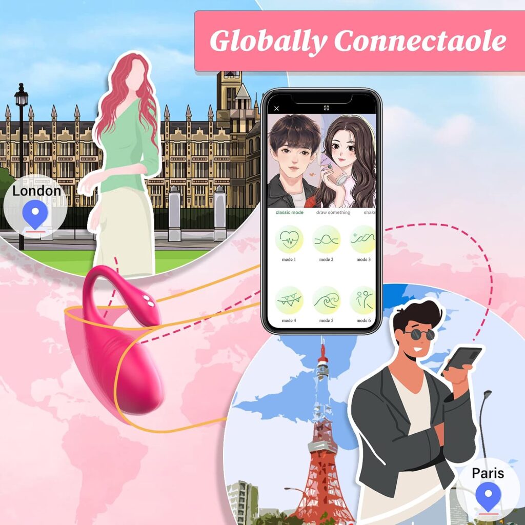 Ovetto vibrante in silicone con telecomando e app – foto 4