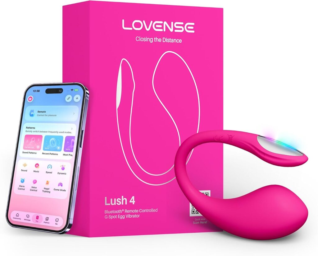 Lovense Lush 4 – ovetto vibrante indossabile con app