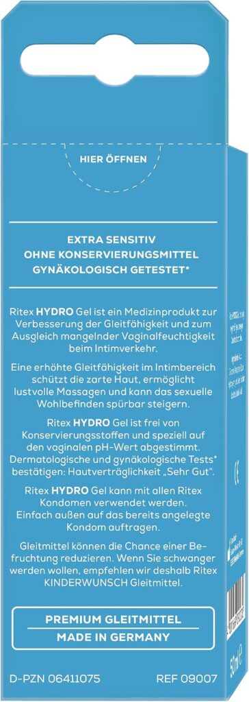 Ritex Hydro Sensitive – lubrificante, 2 x 50 ml – foto 4