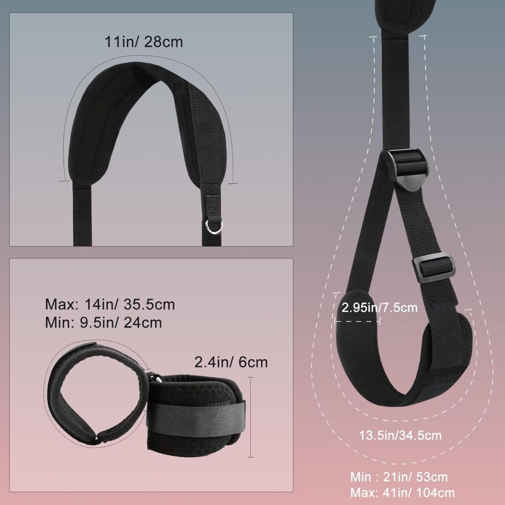 Warkart kit bondage con cinghie per cosce e manette – foto 4