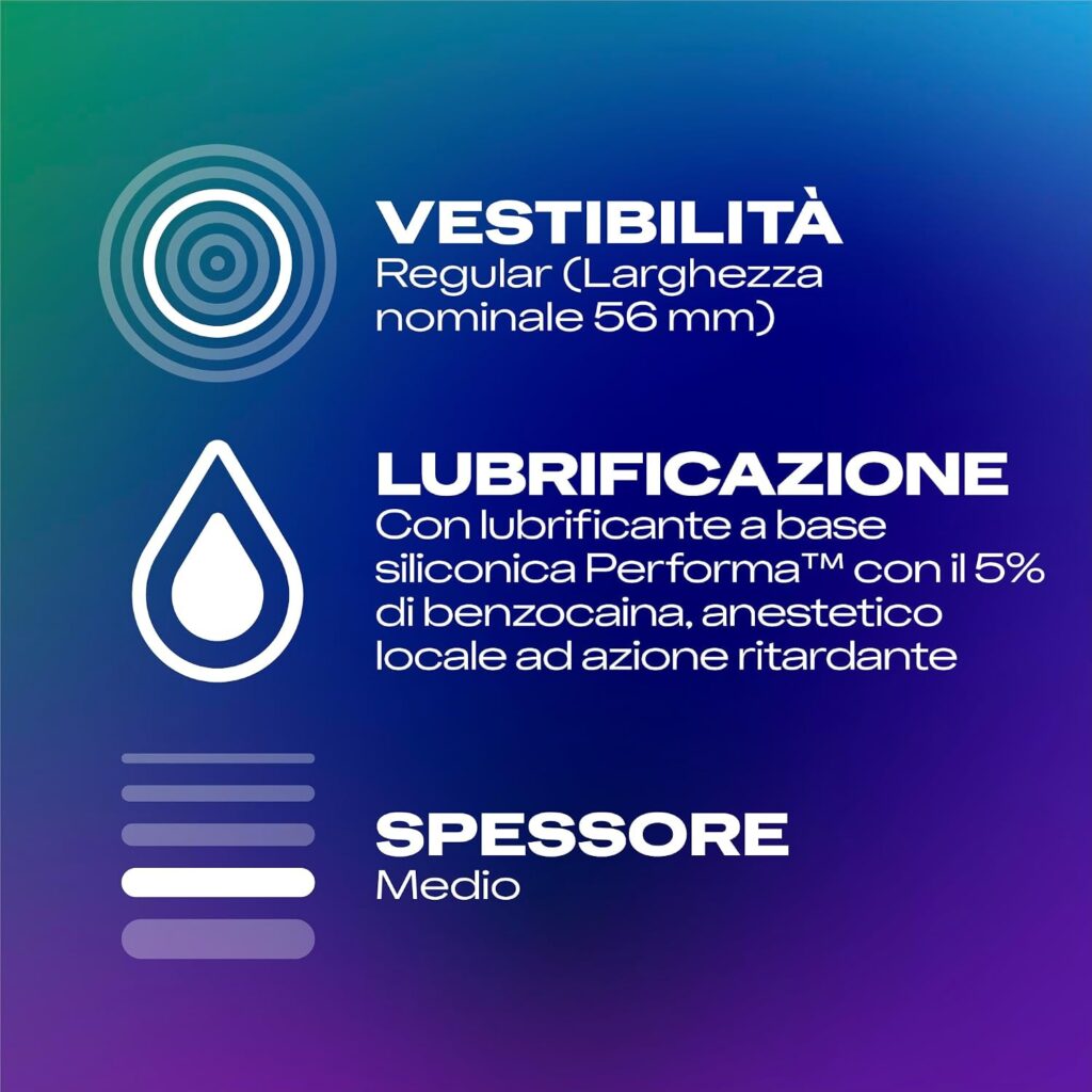 Durex Settebello Lunga Durata – preservativi, 12 pz – foto 4