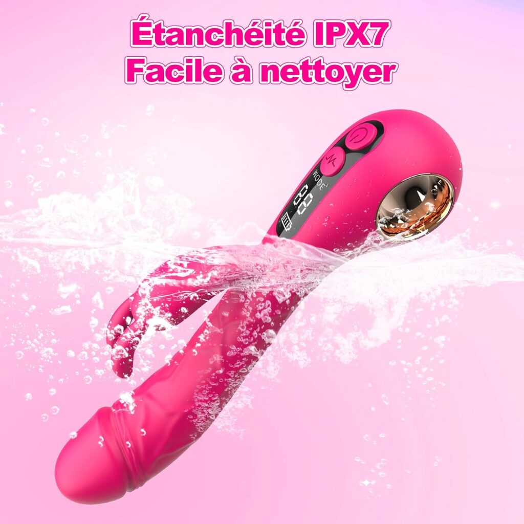Mecofy – vibratore rabbit realistico con display – foto 5