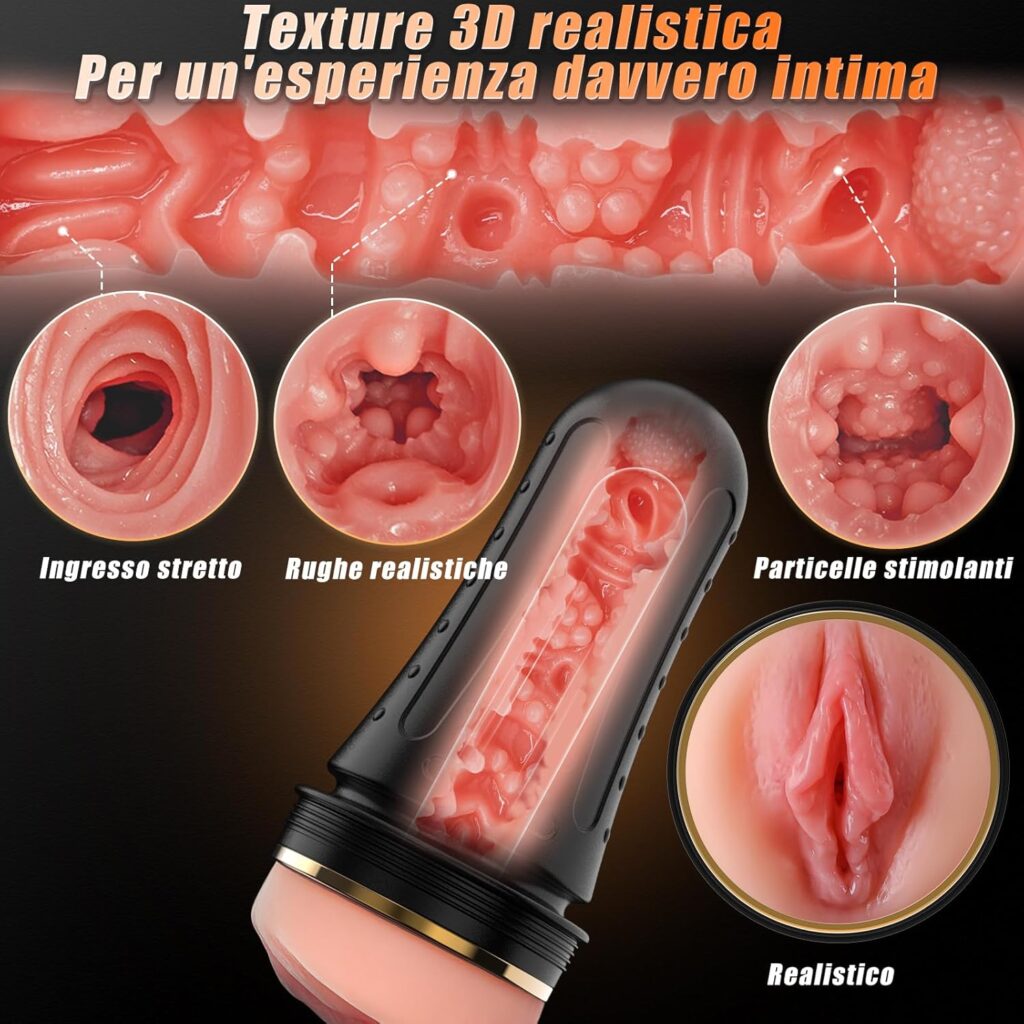 VIJISA masturbatore realistico XXL in TPE – foto 2