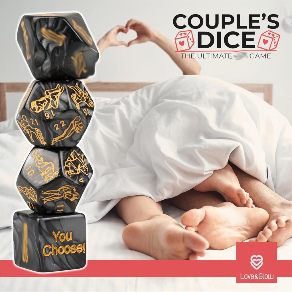 Love&Glow set di 4 dadi per coppie – foto 3