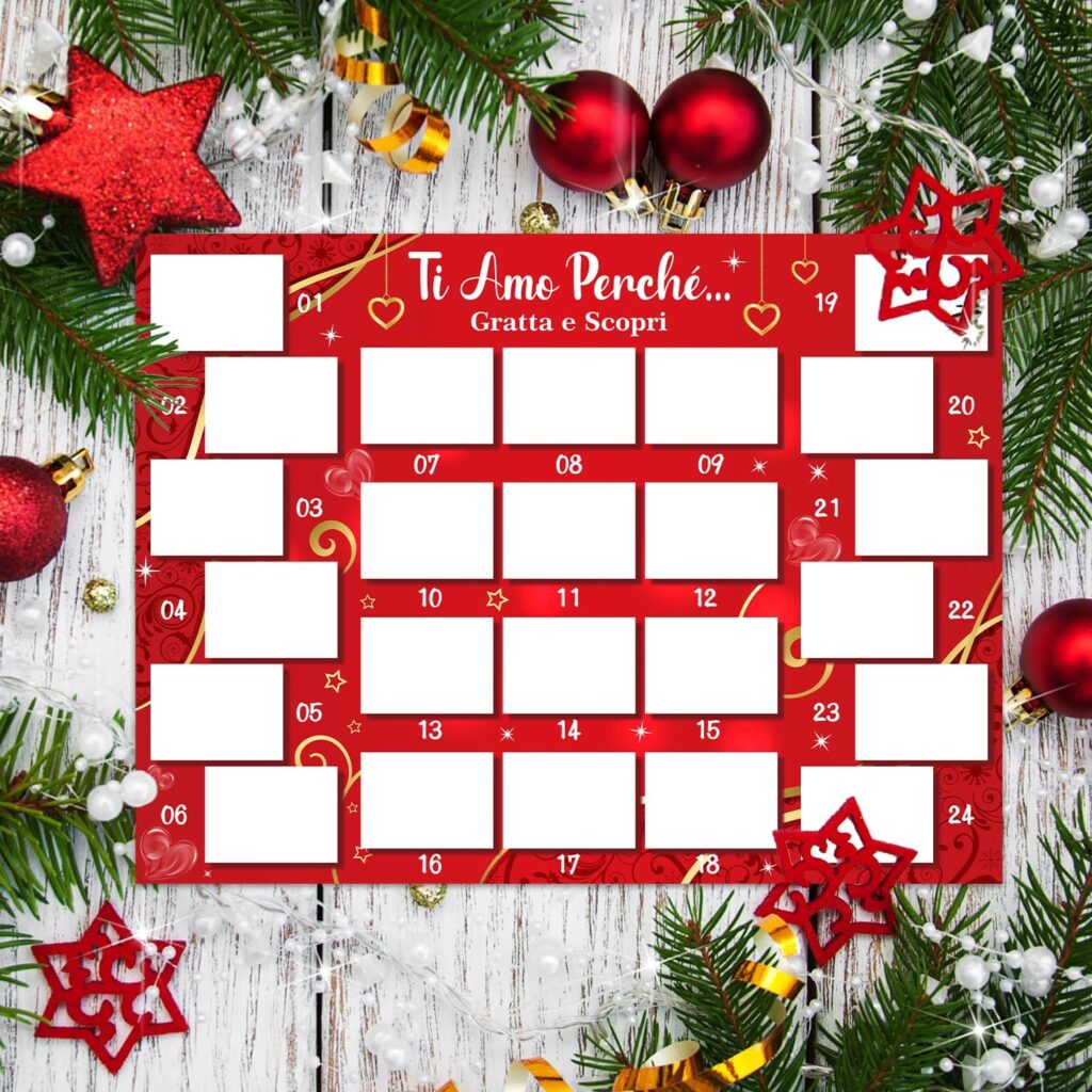 DPKOW calendario dell'Avvento gratta e scrivi per coppie – foto 2