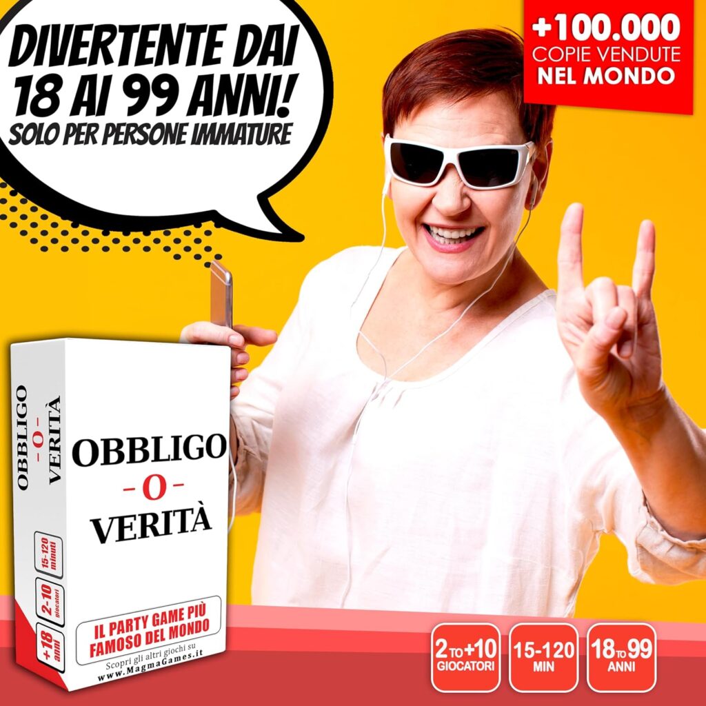 Magma Games Obbligo o Verità – gioco di carte per feste – foto 5