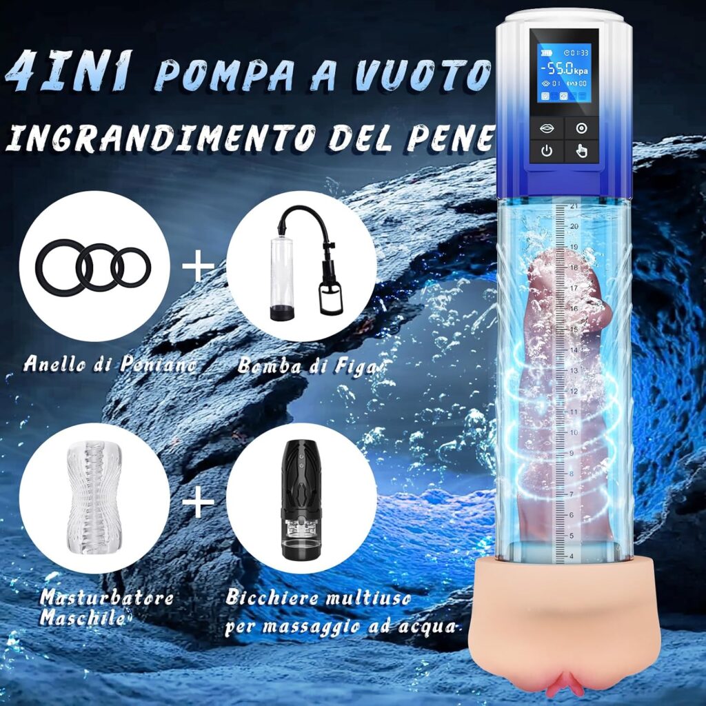 Chelsiekink pompa per pene elettrica con masturbatore – foto 2