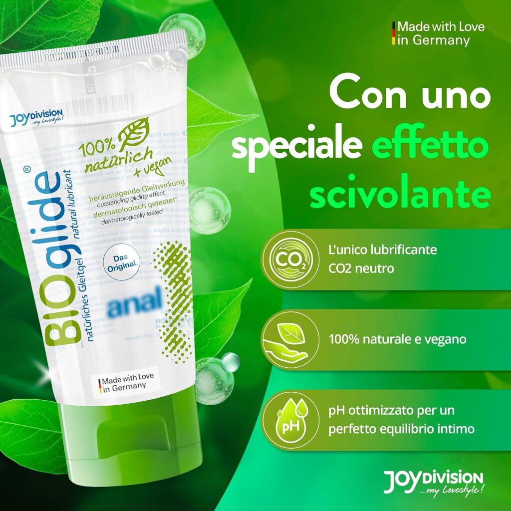 Joydivision Bioglide Anal – lubrificante bio 80 ml – foto 3